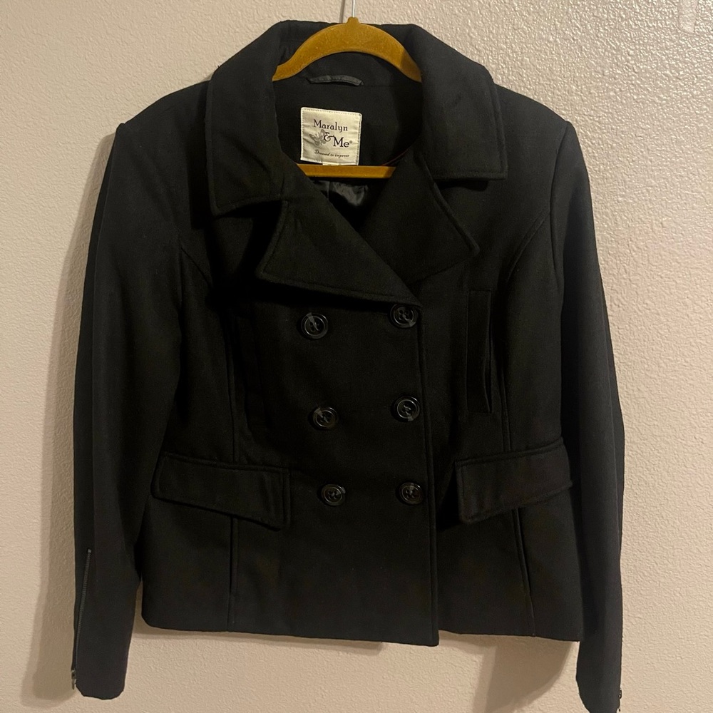 maralyn & me // black peacoat brand new sizeXL